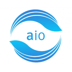 Logo startup aio (all in one)