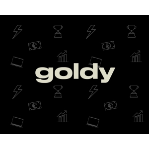 Logo startup GOLDY MEDIA