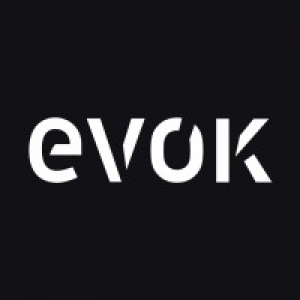 Logo startup Evok design